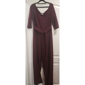 Verxy‎ Usa Womens 3XL Burgundy Jumper With Leg Slits